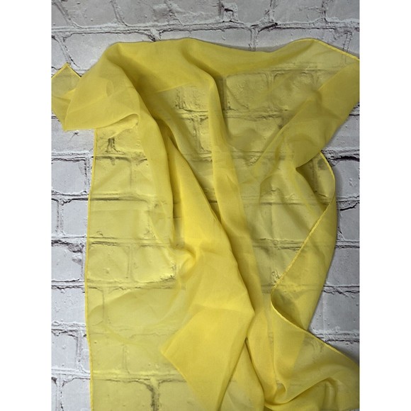 Vintage 1960’s Fashion Neck or Head Scarves in Red and Yellow - Picture 2 of 9
